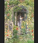 Isles of Shoals Garden by childe hassam